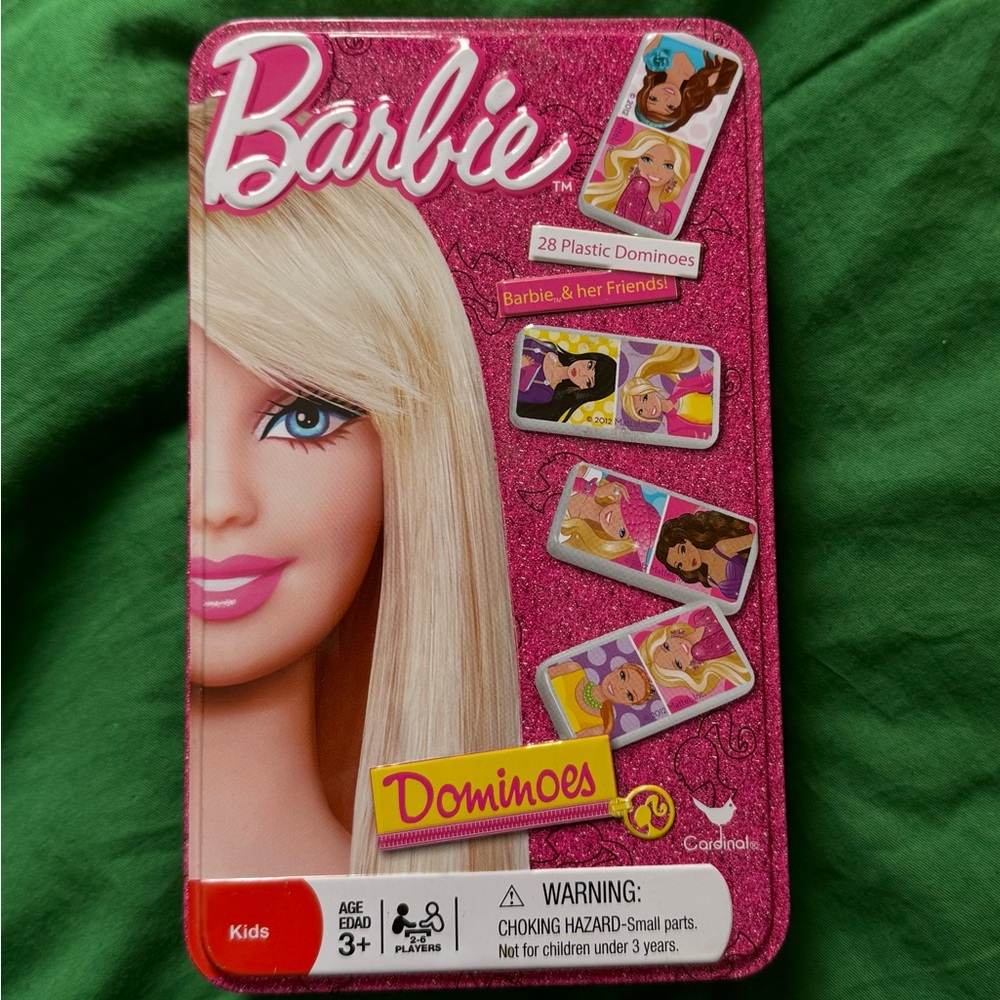 Barbie Pink Dominoes Set